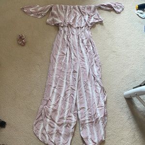 Cute off the shoulder pantsuit from AE